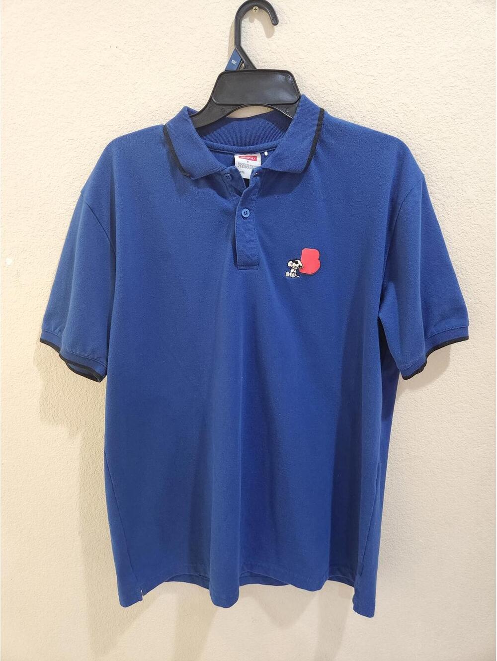 Vintage BENCH/ X PEANUTS Button-up SNOOPY Blue shirt Sz 2XL XXL Y2K